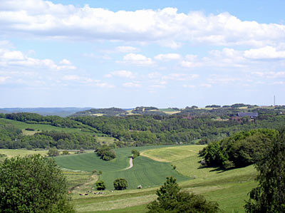 Landschaft bei Vollmersbach