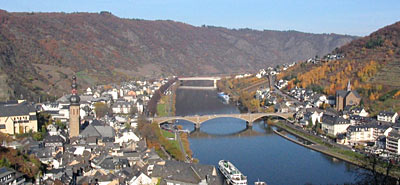 Blick von der Burg in Cochem