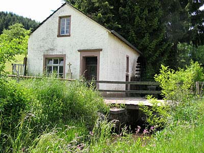 Mühle im historischen Ortskern von Bruch