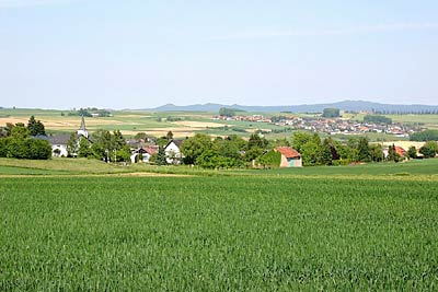 Agrarlandschaft bei Oeverich und Leimbersdorf